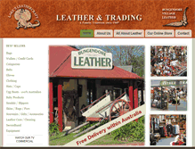 Tablet Screenshot of leatherandtrading.com.au